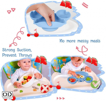 Farfurie bebelusi Farfurie diversificare alimentatie lingurite bebelusi lingurite diversificare bavetica bebelusi lingurite bebelusi farfurie bebelusi furculita bebelusi alimente diversificare bebe [3]