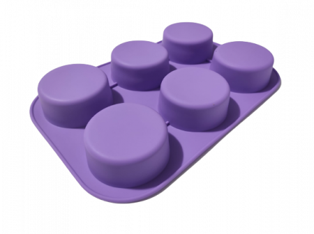 Forma pentru Briose si Prajituri din Silicon Non-Stick, Mov, Calitate Premium [3]