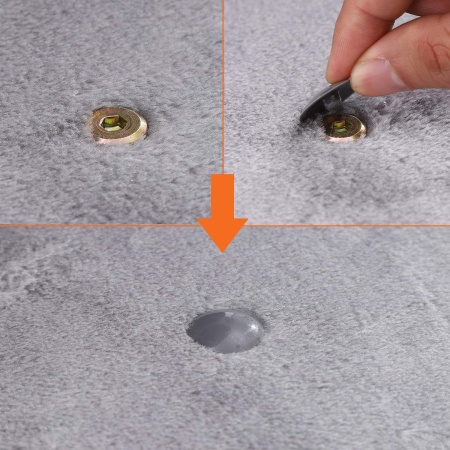 FEANDREA Ansamblu de joaca pentru pisici, tip copac, cu 2 culcusuri si 2 ascunzatoare, 50x50x141cm, gri [5]