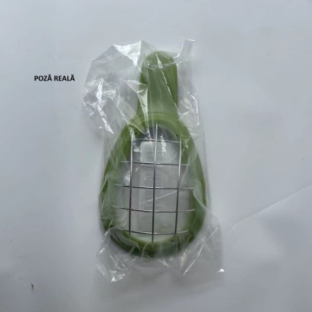 Feliator de Avocado, , pentru Taierea in Cubulete, Multifunctional, pentru Bucatarie, Otel Inoxidabil, ABS, 16x8x5 cm, Verde [6]