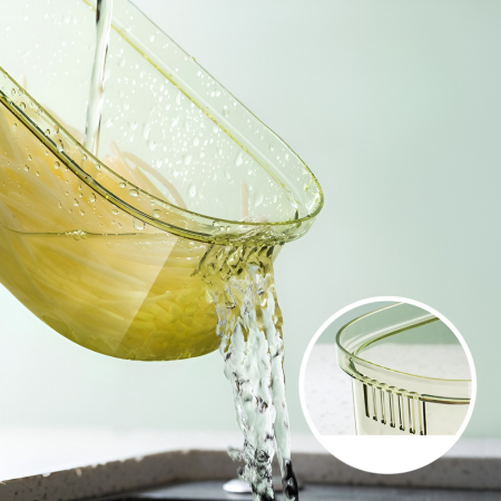 Feliator Multifunctional, , 3 in 1, pentru Fructe si Legume, 6 Piese, Maner, Lame de Inox, Recipient Stocare, Protectie Mana, ABS, 35x12x9.4 cm, Verde [5]