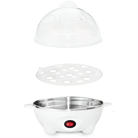 Fierbator de Oua Electric, Flipppy, Capacitate 7 oua, Aparat de fiert oua, 220V, Oprire Automata, 3 Moduri de Fiert Oua, 15 x 15 x 15 cm, Culoare Alb [4]