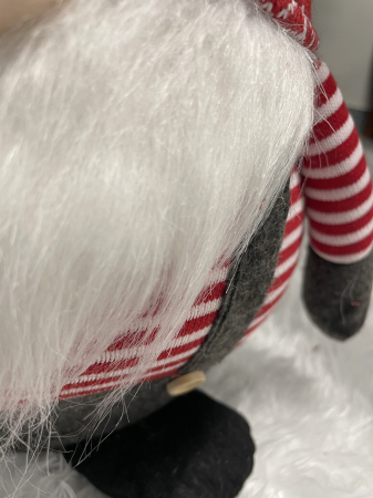 Figurina Craciun, Spiridus cu bluza in dungi, inaltime 80cm [16]