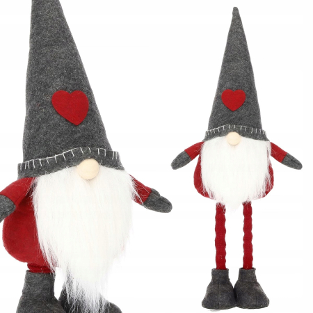 Figurina Craciun, Spiridus, picioare telescopice, inaltime extensibila 52-67cm [2]