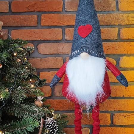 Figurina Craciun, Spiridus, picioare telescopice, inaltime extensibila 52-67cm [10]