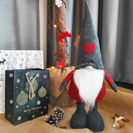 Figurina Craciun, Spiridus, picioare telescopice, inaltime extensibila 52-67cm [11]