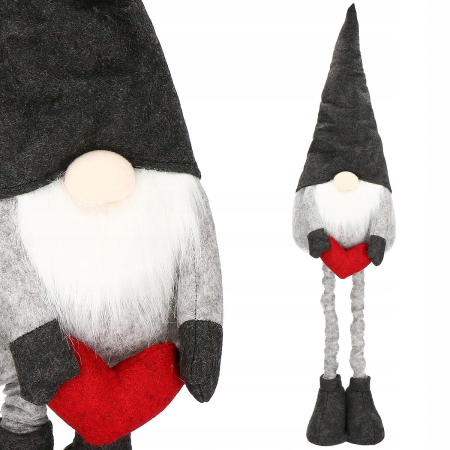 Figurina Craciun, Spiridus, picioare telescopice, inaltime extensibila 63-93cm [2]