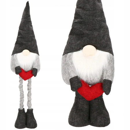 Figurina Craciun, Spiridus, picioare telescopice, inaltime extensibila 63-93cm [11]