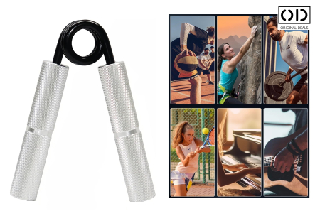 flexor antebrat rezistenta 75kg flexor pentru muschi antebrat original deals flexor aluminiu argintiu fitness forta aparat tonifiere antebrat si priza mana flexor profesional sportivi sala acasa flexor rezistenta mare antrenament forta flexor recuperare medicala priza mainii flexor portabil compact pentru antrenament  flexor otel aluminiu rezistent durabil flexor antebrat pentru tenis golf alpinism [3]