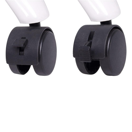 Flipchard magnetic cu picior, mobil pe role, inaltime ajustabila, 70x100cm, alb [6]