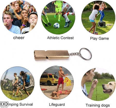 Fluier Dual Foarte Puternic pentru Arbitri Fluier Militar Politie Arbitru Fluier Stadion Fotbal MEci Goarna Meci  Claxon Masina Fluier Anti URS Fluier Aparare Fluier Puternic Spray URS [16]