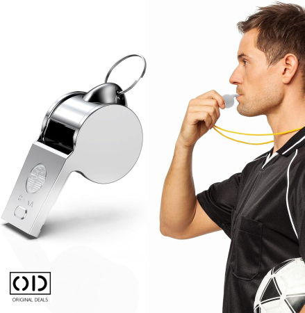 Jucarii, Copii & Bebe - fluier metalic cu bila sunet puternic fluier metalic pentru camping si supravietuire fluier pentru alungat animale salbatice fluier sunet asurzitor outdoor fluier metalic cu snur 4.5 cm fluier puternic pentru drumetii si vanatoare fluier metalic sport arbitru antrenor fluier supravietuire rezistent inoxidabil fluier pentru siguranta in aer liber fluier original deals cu bila interna