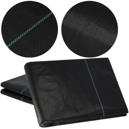 Folie agrotextil, mulcire, antiburuieni, filtru UV, 10 x 3.2metri, 70g/m2, negru [7]