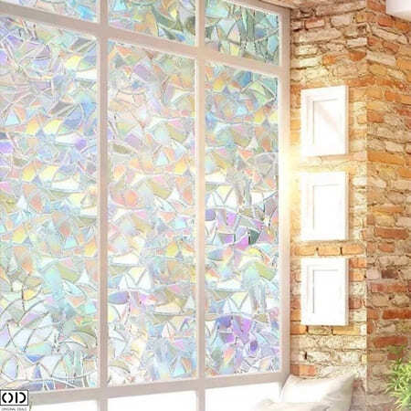 Folie Autoadeziva pentru Protectie Solara si Intimitate pentru Geam si Fereastra, 60 x 200 cm, Lalea 3D [5]