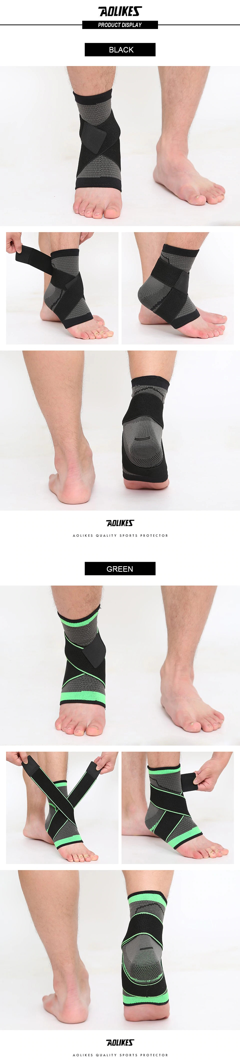 Glezniera pentru Protectie, Supraelastica, pentru Sportivi si Atleti, Premium, Original Deals® [12]