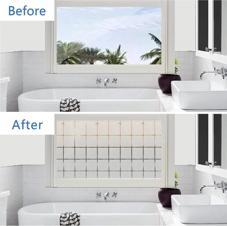 Folie de Protectie pentru Ferestra Geam Cabina de Dus Baie Tutorial aplicare folie de protectie geam Autocolant Geamuri si Ferestre Balcon Protectie Geam Securizat Folie Geam Protectie Intimitate [1]
