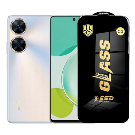 ✨TOATE PRODUSELE✨ - Folie de Protectie pentru Huawei Enjoy 60 Pro, , Sticla Securizata ESD, Margini Negre, Rezistenta la Zgirieturi, Antistatica, 0.35 mm, Transparenta