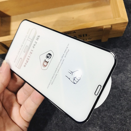 Folie de Protectie, , pentru iPhone 15 Plus, Tempered Glass 6D, Full Cover, Margini Negre, Transparent [4]