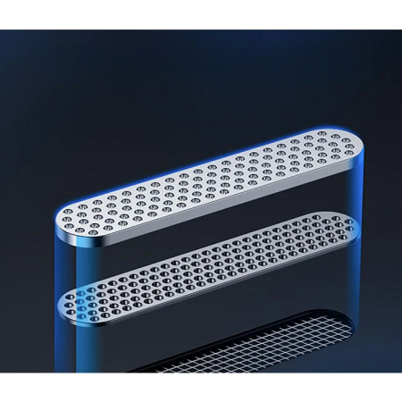 Folie de Protectie, , pentru iPhone 15 Plus, Tempered Glass, HD, Acoperire Completa, Protectie Anti-Praf pentru Difuzor, Margini Negre, Transparent [2]