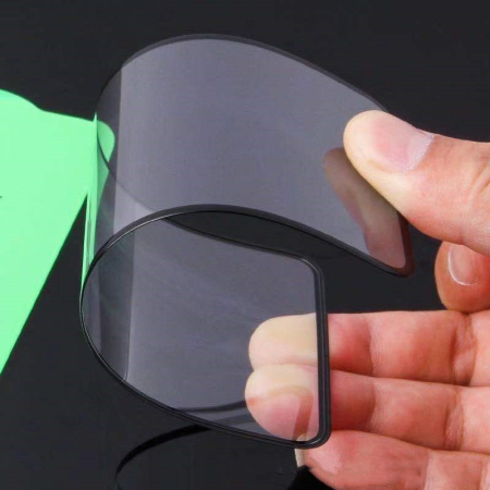 Folie de Protectie, , pentru iPhone 15 Pro Max, Full Cover, Matte Ceramics 9D, Anti-soc, Anti-amprenta, Margini Negre, Transparent [3]