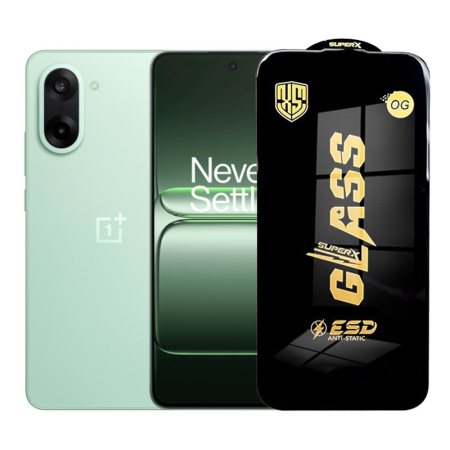 ✨TOATE PRODUSELE✨ - Folie de Protectie pentru OnePlus Ace 5 Ultra, , Sticla Securizata ESD, Margini Negre, Rezistenta la Zgirieturi, Antistatica, 0.35 mm, Transparenta