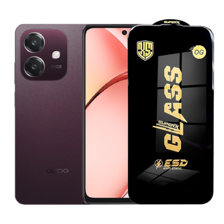 ✨TOATE PRODUSELE✨ - Folie de Protectie pentru Oppo A3, , Sticla Securizata ESD, Margini Negre, Rezistenta la Zgirieturi, Antistatica, 0.35 mm, Transparenta