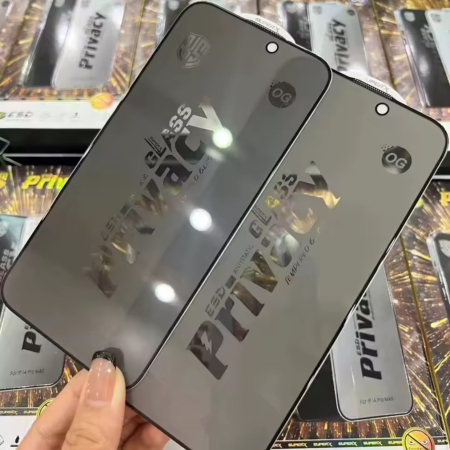 Folie de Protectie pentru Oppo A59, , Sticla Securizata ESD Antistatica, Super-X Privacy OG, Margini Negre, 0.30 mm, Transparent Inchis [5]