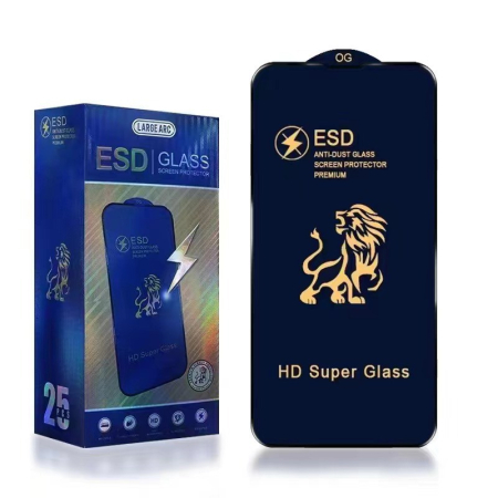 Folie ecran pentru Huawei NOVA 9 SE, Sticla ESD Premium, Lion HD Super Glass, Anti-static, Negru [3]