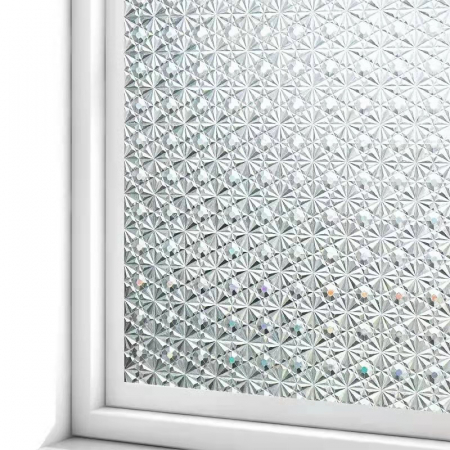 Tutorial aplicare folie de protectie geam Autocolant Geamuri si Ferestre Balcon Protectie Geam Securizat Folie de Protectie pentru Ferestra Geam Cabina de Dus Baie Folie Geam Protectie Intimitate [7]