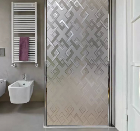 Tutorial aplicare folie de protectie geam Autocolant Geamuri si Ferestre Balcon Protectie Geam Securizat Folie de Protectie pentru Ferestra Geam Cabina de Dus Baie Folie Geam Protectie Intimitate [4]