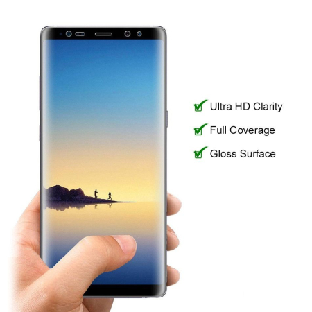 Folie Plastic , , compatibila cu Samsung Galaxy Note 8 , Transparent [2]
