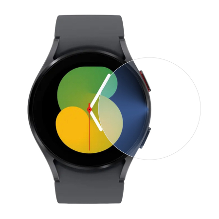 ✨TOATE PRODUSELE✨ - Folie Securizata pentru Samsung Galaxy Watch5 44mm, , Sticla de Protectie Compatibila cu Samsung Galaxy Watch5 44MM, Sticla Securizata 2.5 D, Transparent