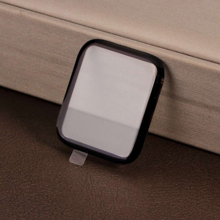 Folie Sticla Apple Watch Series 4/5 44 mm adeziv pe margine Negru [7]