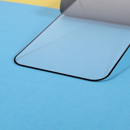 Folie Sticla ® compatibila cu Apple iPhone 14 / 13 / 13 Pro 111D Negru [2]