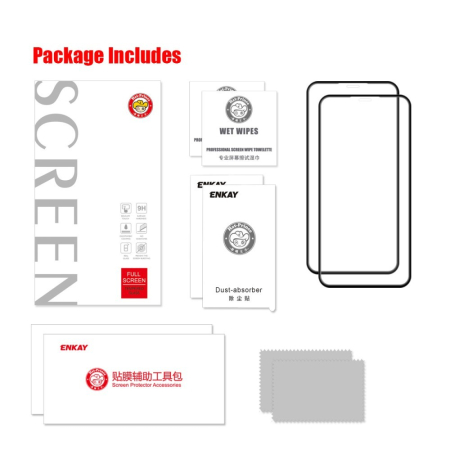 Folie Sticla ® compatibila cu Apple iPhone X/XS 111D Negru [7]