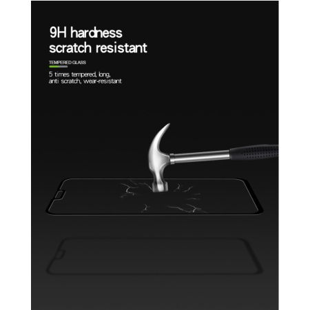 Folie Sticla ® compatibila cu Huawei Y9 2019 111D Negru [9]