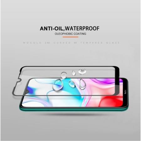 Folie Sticla ® compatibila cu Xiaomi Redmi 8 111D Negru [14]