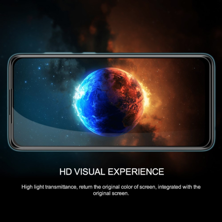 Folie Sticla ® compatibila cu Xiaomi Redmi Note 9 111D Negru [15]