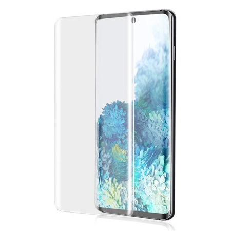 Folie Sticla Securizata Full Glue - Folie Sticla Curbata, compatibila cu Samsung S20, 