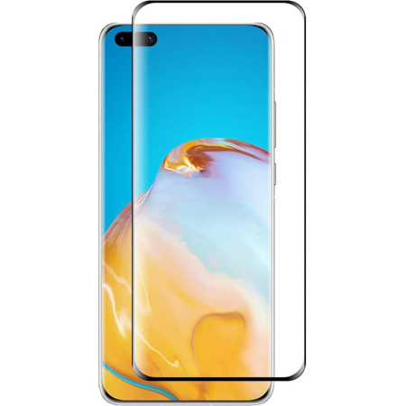 Folie Sticla Curbata Huawei P40 Pro Full Glue Negru [3]