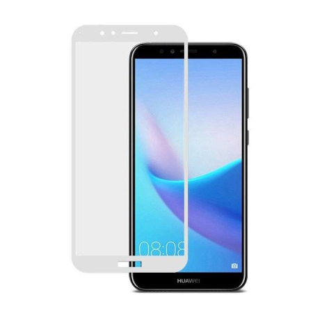 Folie Sticla Securizata Full Glue - Folie Sticla Huawei P8 Lite 2017/P9 Lite 2017 Full Glue Alb