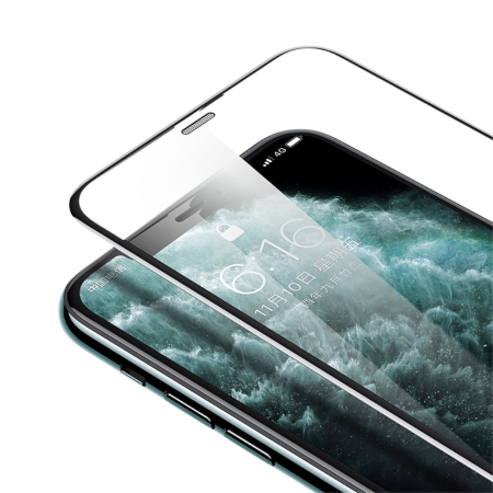 Folie Sticla ® pentru Apple iPhone 11 Pro/XS 111D Negru [1]