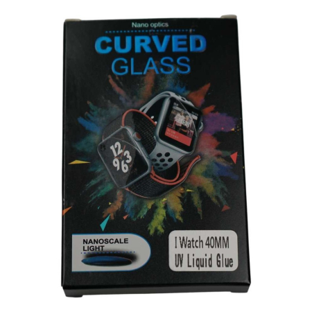 Folie Sticla pentru Apple Watch Series 4/5 40 mm UV Nano Water Transparent [4]