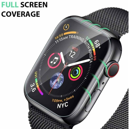 Folie Sticla pentru Apple Watch Series 4/5 44 mm UV Nano Water Transparent [5]