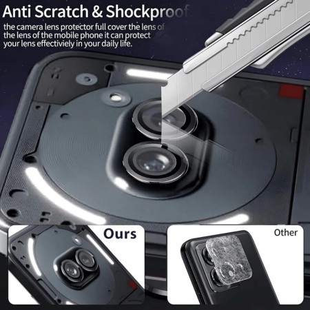 Folie Sticla pentru Camera, , Pentru Nothing Phone 2a, 3D, Transparent [3]