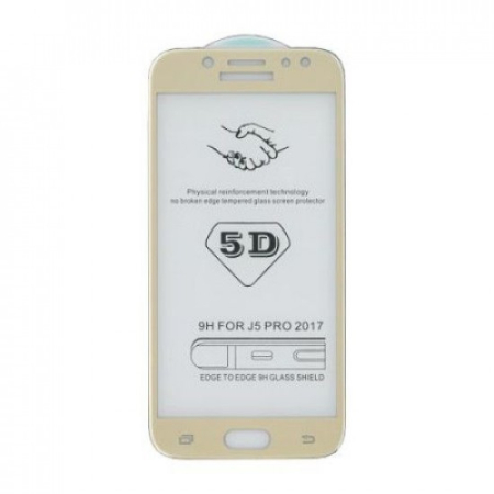 Folie Sticla Samsung Galaxy J3 2017 4D/5D Auriu [1]