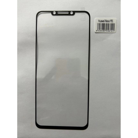 Folie Sticla Securizata compatibil cu Huawei Nova Y91, Full Glue Negru [1]