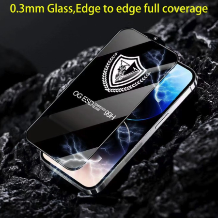 Folie Sticla Securizata, , compatibila cu Apple iPhone 16, Sticla, Super HD Glass, Anti-static, Margini Negre, 99H OG, Transparent [4]