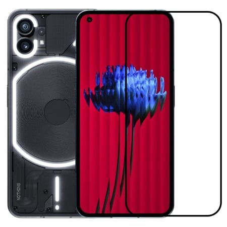 ✨TOATE PRODUSELE✨ - Folie Sticla Securizata, , Compatibila cu Nothing Phone 1, Full Glue, Margini Negre, Transparent
