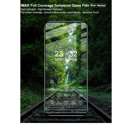 Folie Sticla Securizata , compatibila cu Samsung A72, Negru [12]